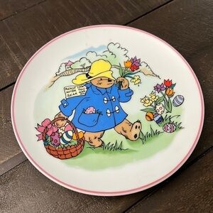 Schmid 1980 Paddington Bear Easter Plate
